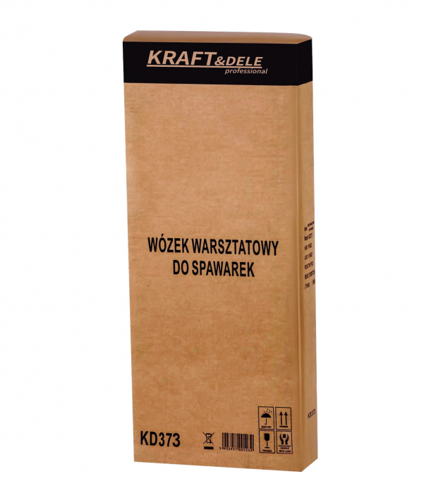 Carucior masa pentru aparat sudura manevrare pe roti cu rafturi suport butelie (KD373) [14]