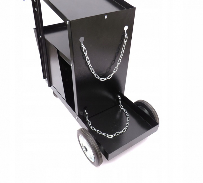 Carucior masa pentru aparat sudura manevrare pe roti cu rafturi suport butelie (KD374) [6]