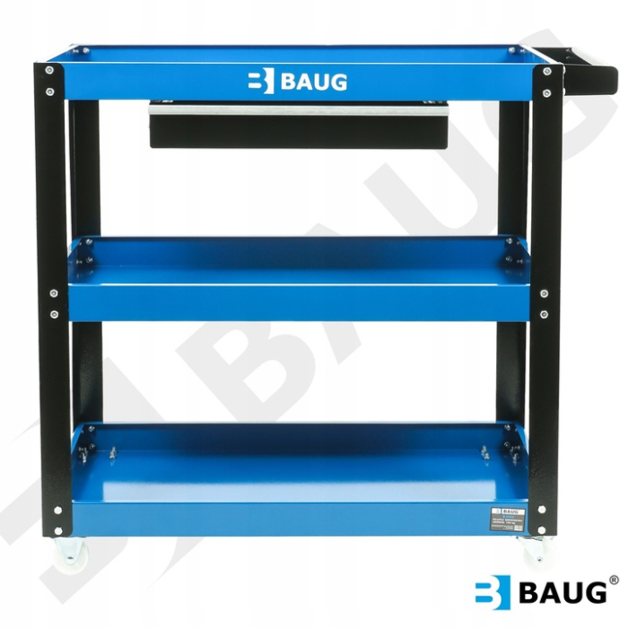 Carucior metalic scule atelier cu roti 3 rafturi (B3900) [5]