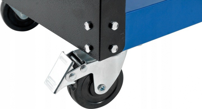 Carucior metalic scule atelier cu roti 3 rafturi (B3902) [5]