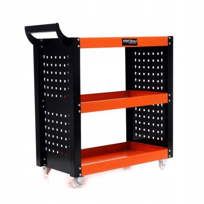 Carucior metalic scule atelier cu roti 3 rafturi (KD365) [8]