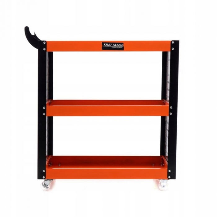 Carucior metalic scule atelier cu roti 3 rafturi (KD365) [5]