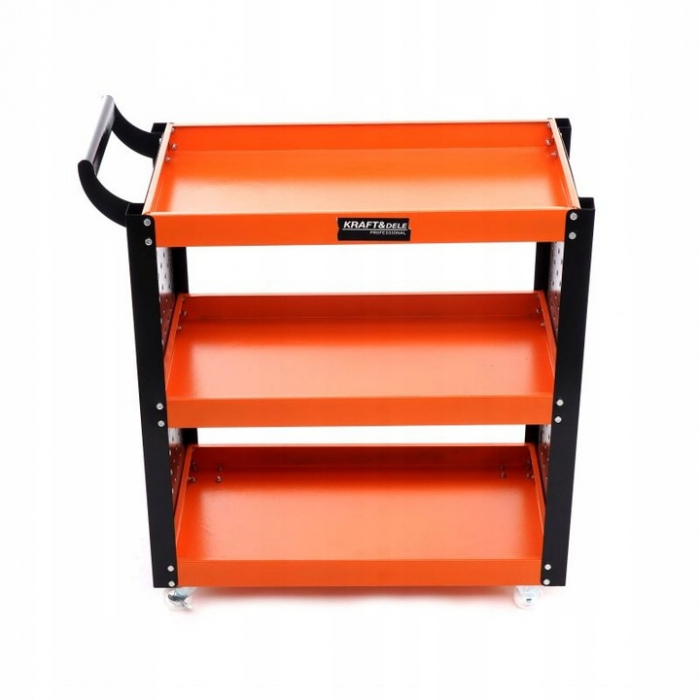 Carucior metalic scule atelier cu roti 3 rafturi (KD365) [6]
