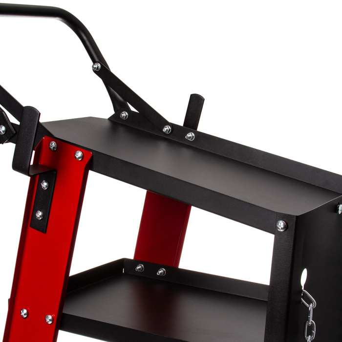 Carucior pentru sudura cu 3 rafturi si suport butelie (M66610R) [2]