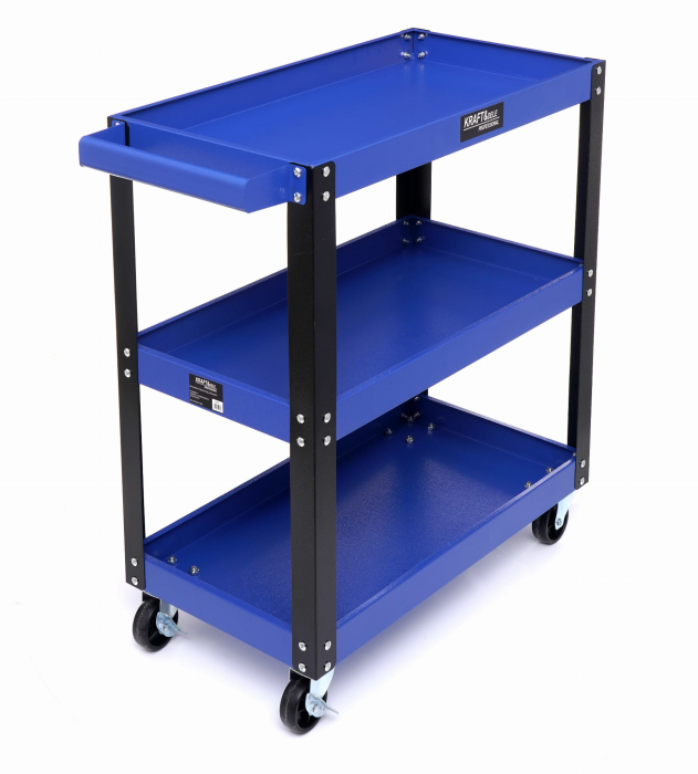 Carucior scule atelier cu roti 3 rafturi albastru (KD1066) [5]