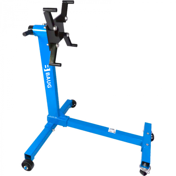 Carucior stand suport motor 450kg rotativ 360° cu 4 roti (B3205) [4]