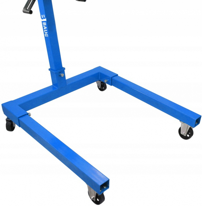 Carucior stand suport motor 680kg rotativ 360° cu 4 roti (B3207) [2]