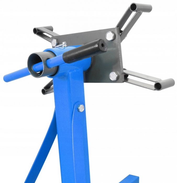 Carucior stand suport motor 900kg rotativ 360° pliabil cu 6 roti (B3208) [3]