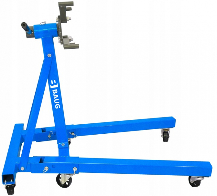 Carucior stand suport motor 900kg rotativ 360° pliabil cu 6 roti (B3208) [5]