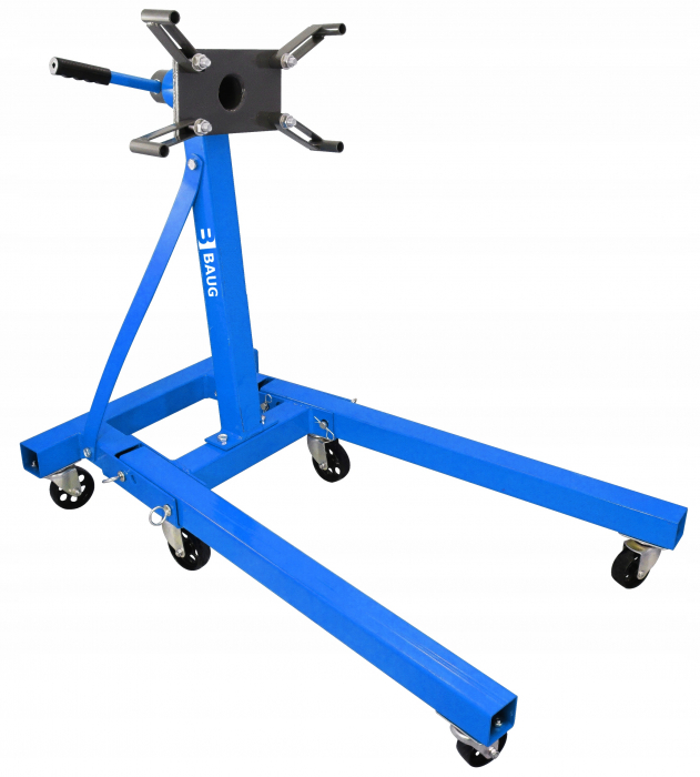 Carucior stand suport motor 900kg rotativ 360° pliabil cu 6 roti (B3208) [4]