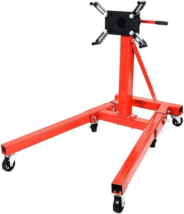Carucior stand suport motor 900kg rotativ 360° pliabil cu 6 roti (KD325) [6]