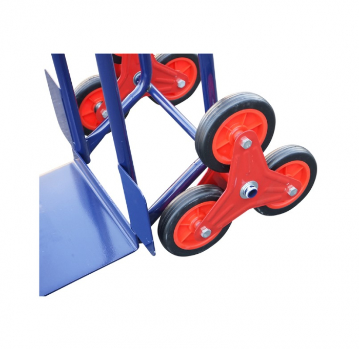 Carucior transport marfa urcare trepte scari liza cu 6 roti 150Kg otel (DISLK88) [7]