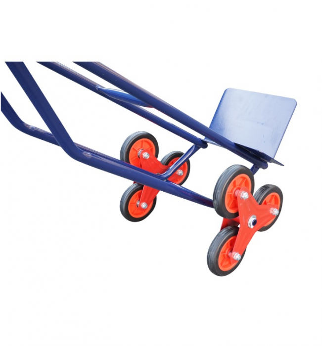 Carucior transport marfa urcare trepte scari liza cu 6 roti 150Kg otel (DISLK88) [8]