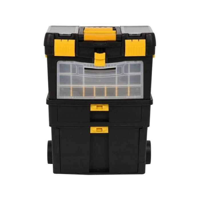 Carucior trusa pentru scule cu roti de transport 3 sertare (KD1075) [3]