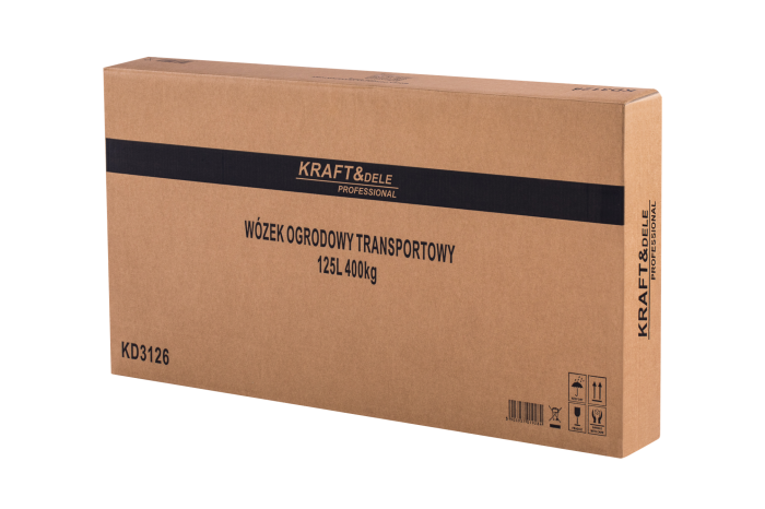 Carut de transport pentru gradina 125L 400KG (KD3126) [15]