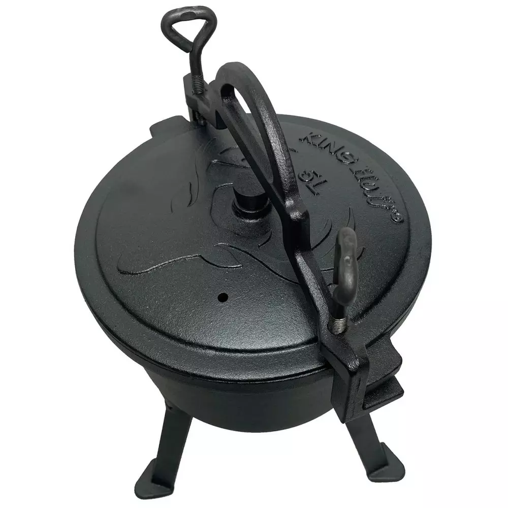 Cazan, ceaun, fierbator din fonta, capacitate 5 l (KH-2231) [4]