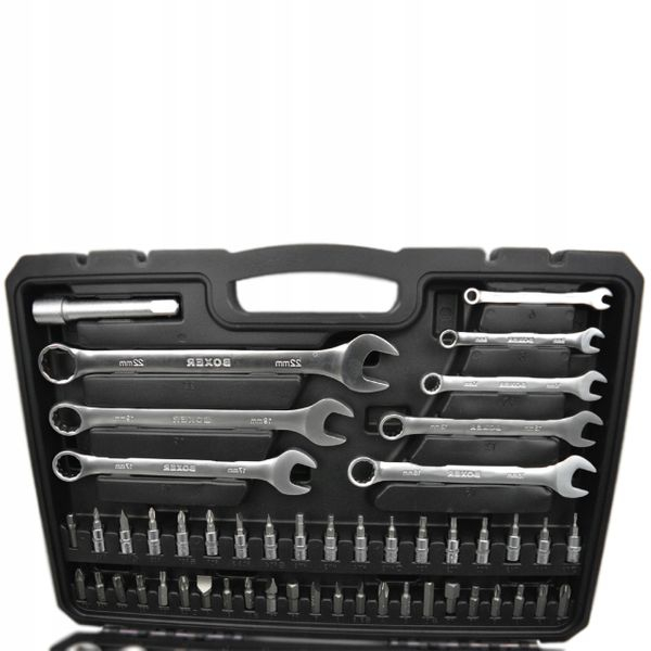 Trusa chei scule tubulare fixe combinate E torx capete surubelnita clichet 110 piese (BX-012S) [6]