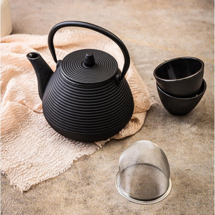 Ceainic 1L din fonta cu filtru si cesti (KH-1846) [13]