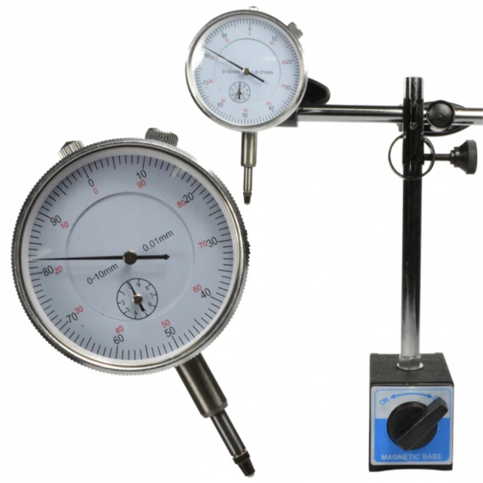Ceas comparator 0-10mm cu baza magnetica (27516) [6]