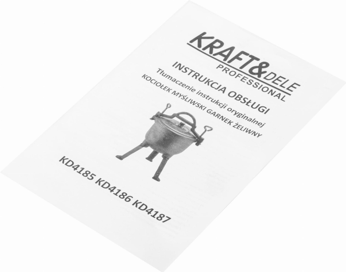 Ceaun de vanatoare din fonta cu capac si picioare 8L (KD4186) [14]