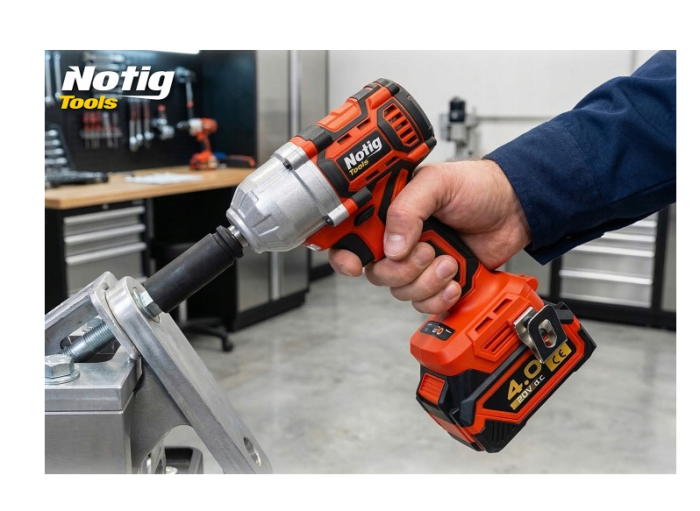 Cheie de impact cu acumulator 20V 2x4.0Ah fara perii pentru strangere si desfacere suruburi (N4345) [10]