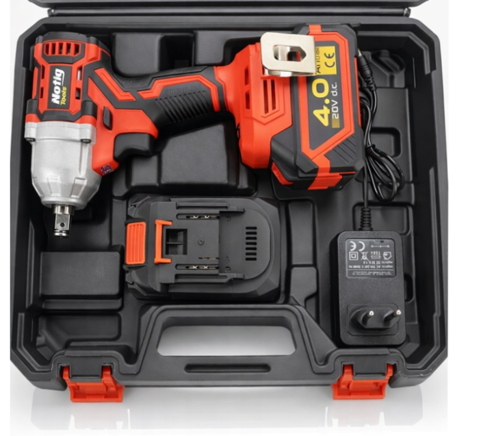 Cheie de impact cu acumulator 20V 2x4.0Ah fara perii pentru strangere si desfacere suruburi (N4345) [4]