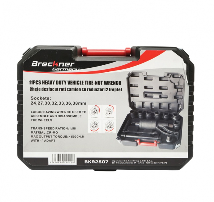 Cheie desfacut roti tir camion 5000Nm cu reductor DISFP13 (BK92507) [3]
