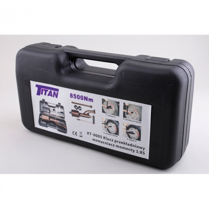 Cheie desfacut roti tir camion 8500Nm cu reductor multiplicator amplificator forta putere (XT005) [6]