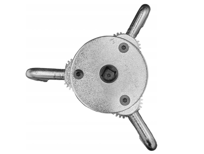 Cheie filtru ulei 3 brate reglabila 50-120 mm adaptor 1/2 3/8 (M57600) [5]