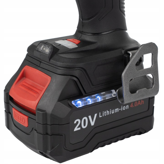 Cheie impact fara fir 20V, 2x4Ah Li-Ion, 1898 Nm, 1/2", 3 trepte viteza, cu incarcator si valiza (TA8000) [4]