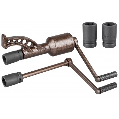Cheie multiplicatoare de cuplu 8500Nm 1:85, kit cu tubulare 32mm si 33mm (XT005) [2]