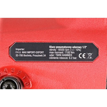 Cheie pneumatica cu impact 1100Nm 1/2 18500rpm (MAX1100) [3]