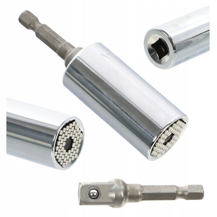 Cheie tubulara universala 7-19mm 14 34 cu adaptor (KD1561) [2]