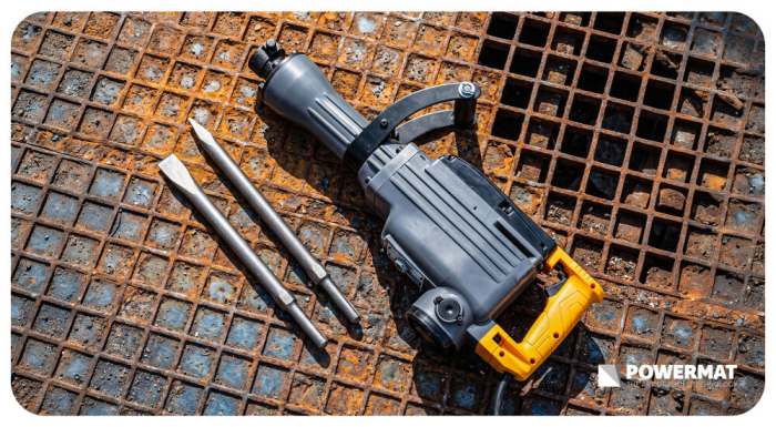 Ciocan demolator 3250W, 65J, 1400 BPM, HEX 30mm, pentru beton si asfalt PM1648 (PM-MWB-3250M) [21]