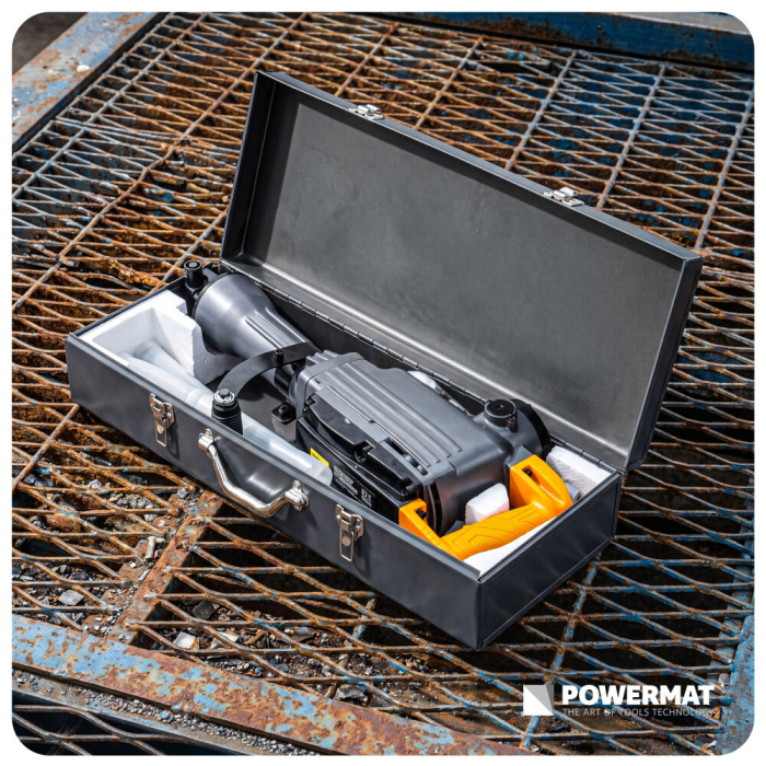 Ciocan demolator 3250W, 65J, 1400 BPM, HEX 30mm, pentru beton si asfalt PM1648 (PM-MWB-3250M) [23]