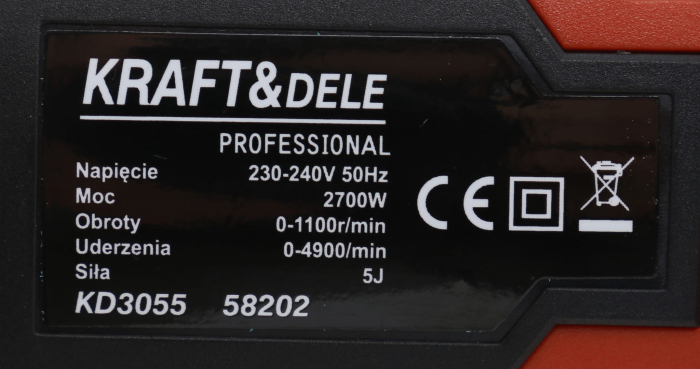 Ciocan demolator SDS 2700W 5J rotopercutor picamer picamar (KD3055) [4]