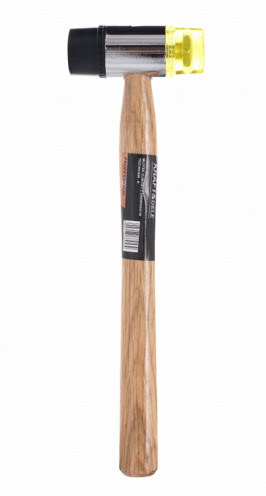 Ciocan din cauciuc-plastic 30mm cu maner din lemn (KD903) [2]