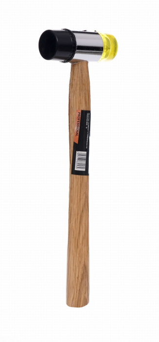 Ciocan din cauciuc-plastic 30mm cu maner din lemn (KD903) [3]