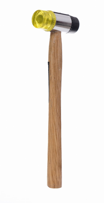 Ciocan din cauciuc-plastic 35mm cu maner din lemn (KD904) [5]