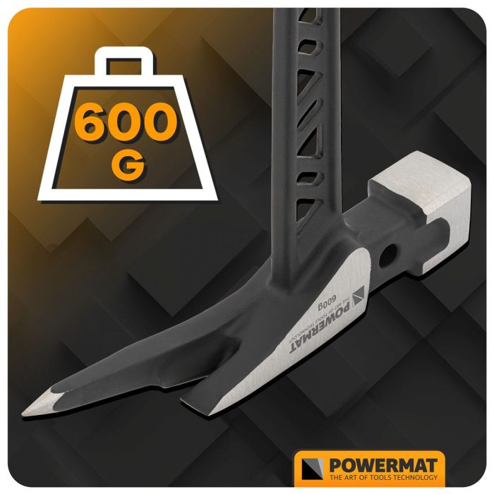 Ciocan dulgher profesional 600g cap magnetic si coada metalica PM1362 (PM-MLT-600-920T) [12]