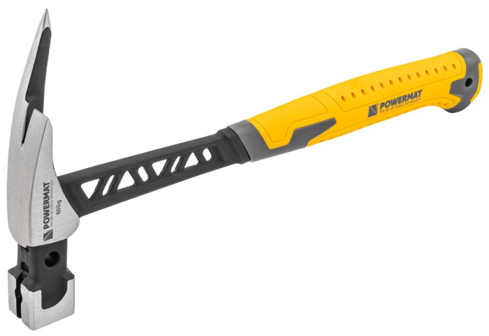 Ciocan dulgher profesional 600g cap magnetic si coada metalica PM1362 (PM-MLT-600-920T) [8]