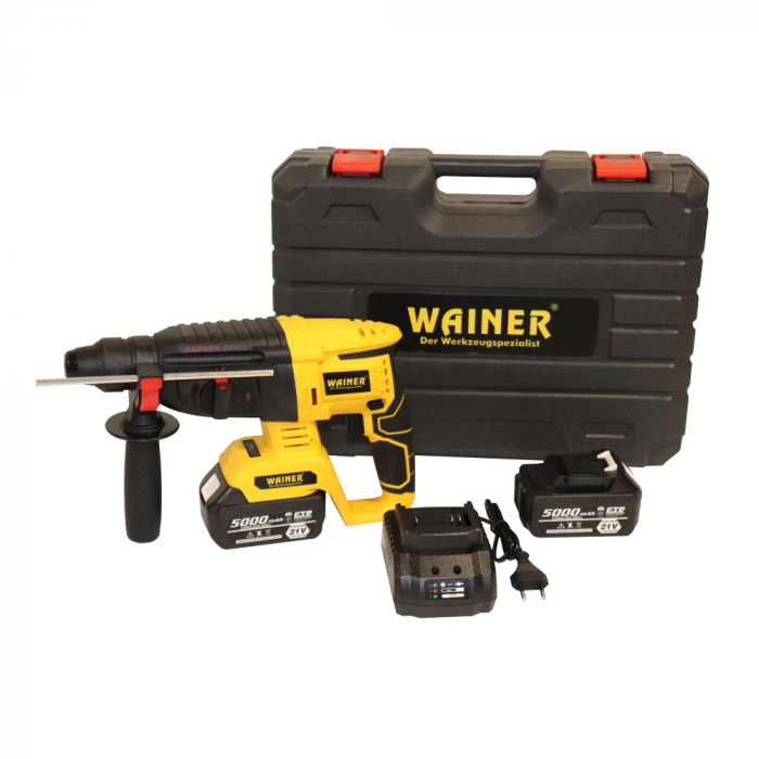 Ciocan rotopercutor cu acumulator 2 baterii 21V 5Ah (RH9) [4]