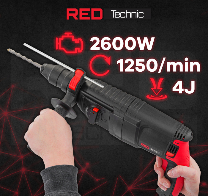 Ciocan rotopercutor, demolator SDS+ 2600W (RTMWU0094) [18]