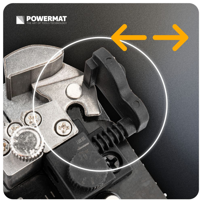 Cleste automat dezizolat cabluri 0.05-10mm2 cu limitator si taietor PM1438 (PM-SI-2T) [15]
