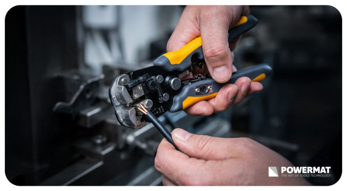 Cleste automat dezizolat cabluri 0.05-10mm2 cu limitator si taietor PM1438 (PM-SI-2T) [16]