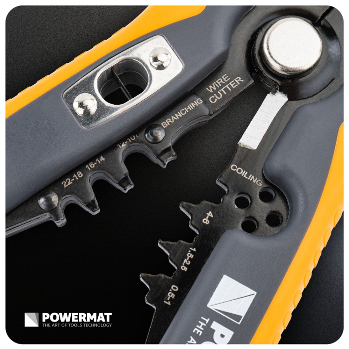 Cleste automat dezizolat cabluri 0.05-10mm2 cu limitator si taietor PM1438 (PM-SI-2T) [18]