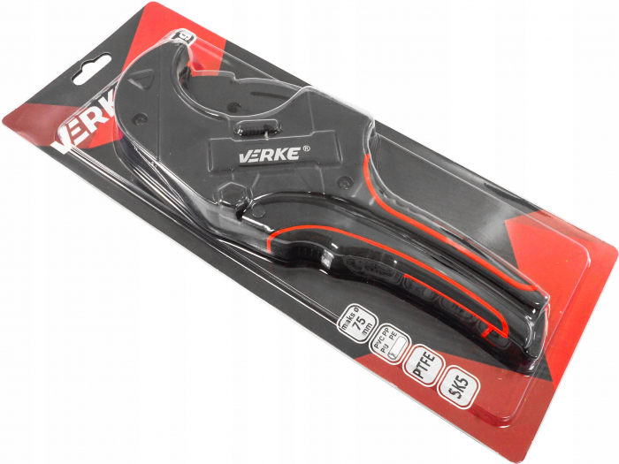 Cleste foarfeca taiat tevi PVC, PP, PE, PU 75mm (V07509) [12]