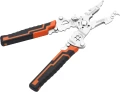 Cleste multifunctional pliabil pentru dezizolat si sertizat cabluri (KD12693) [9]