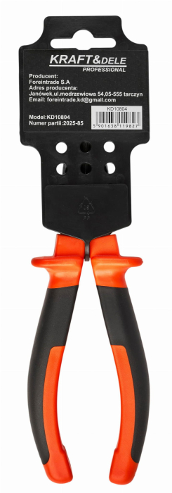 Cleste patent taietor taiat universal 180mm maner antiderapant (KD10804) [3]