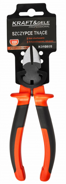 Cleste patent taietor taiat universal 200mm maner antiderapant (KD10805) [2]